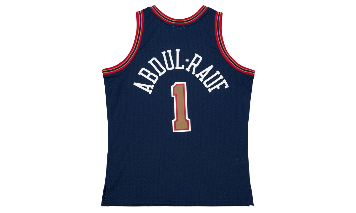 DARK JERSEY NUGGETS 1994 MAHMOUD ABDUL-RAUF "Astros Blue" SMJY4158 DNU94MARASBL
