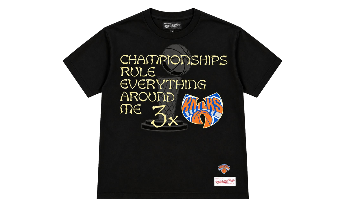 New York Knicks C.R.E.A.M. Tee "NBA X Wu-Tang Wu - Black" SS22734 NYKBLCK