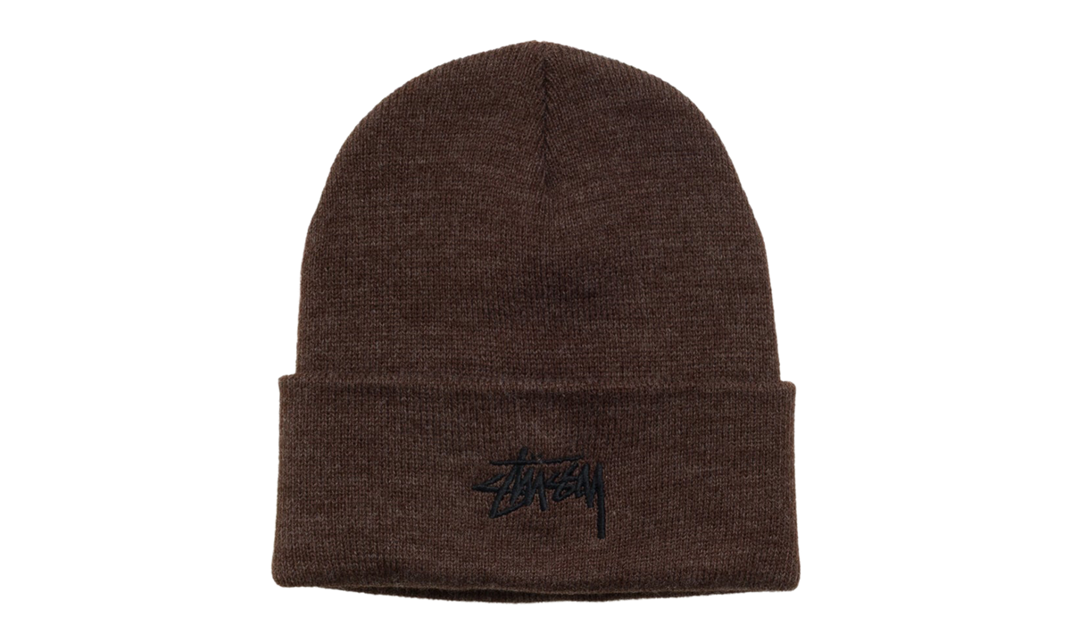 STOCK CUFF BEANIE "Heather Brown" STUS602