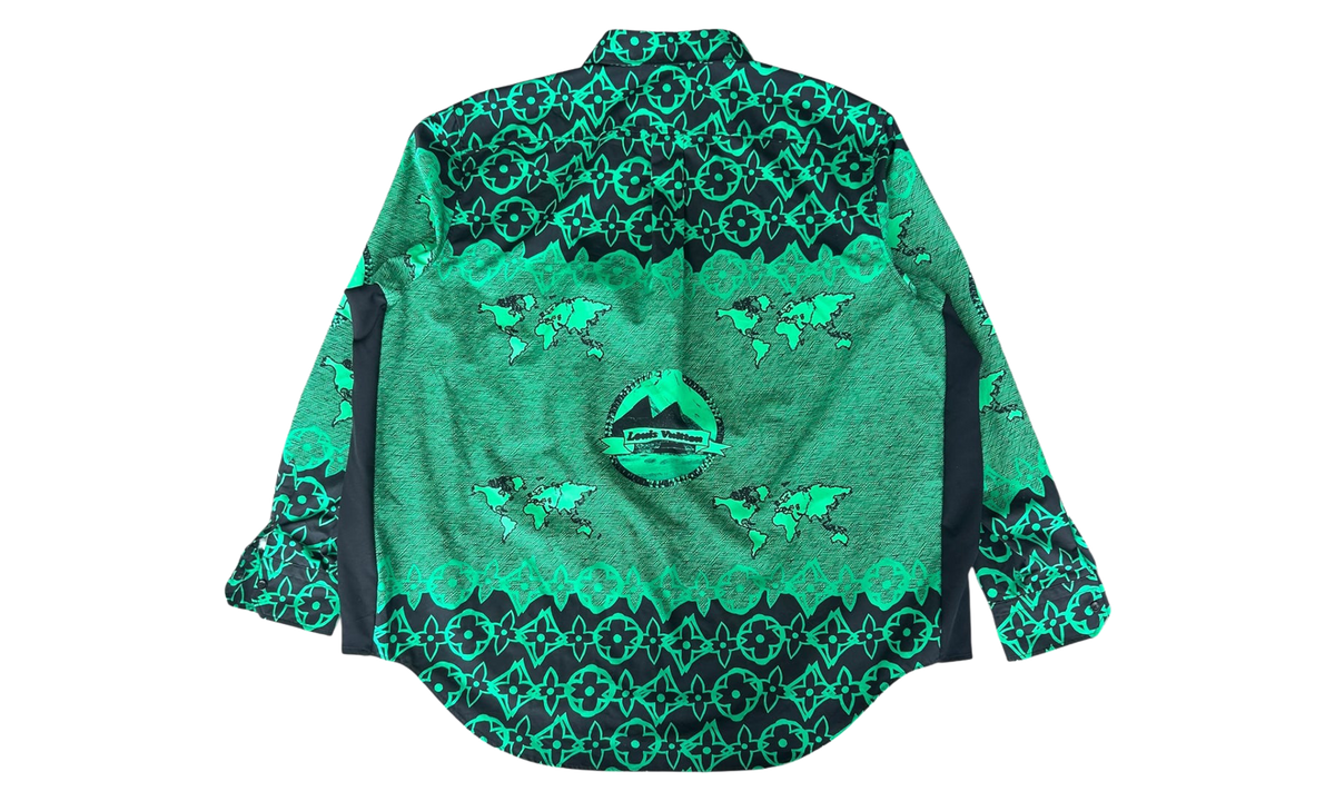 LV Wax Oversized Business Shirt "Green" 1A97EI