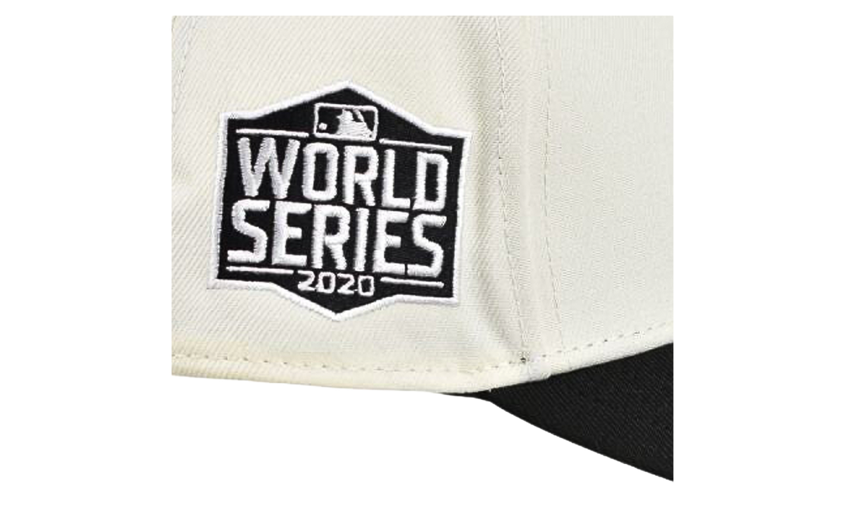 A-Frame Los Angeles Dodgers Upside Down Snapback Hat "Chrome / Black" 70796395